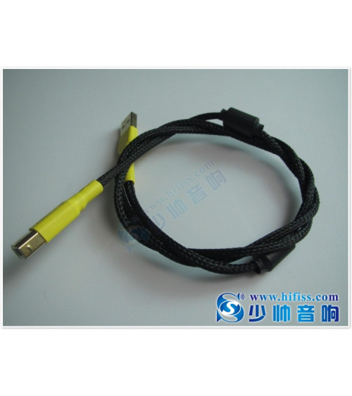 Decoder hifi exquis Grade fever High-speed USB 2.0 data cable Teflon silver plated wire production Double ring