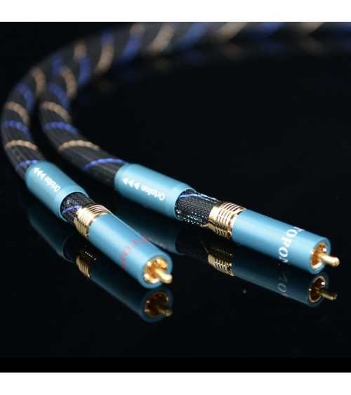 	Hifi exquis 8N OFC copper digital RCA Audio Cable with Gold plated Nakamichi connection plugs