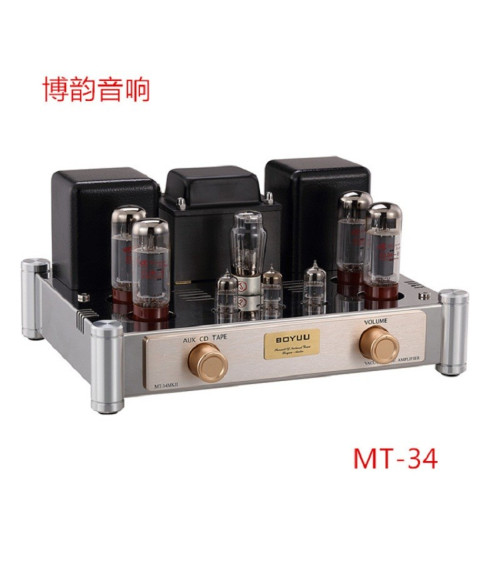 BOYUU New version MT-34 EL34 Push-Pull tube amplifier HIFI EXQUIS Class A finished product amp