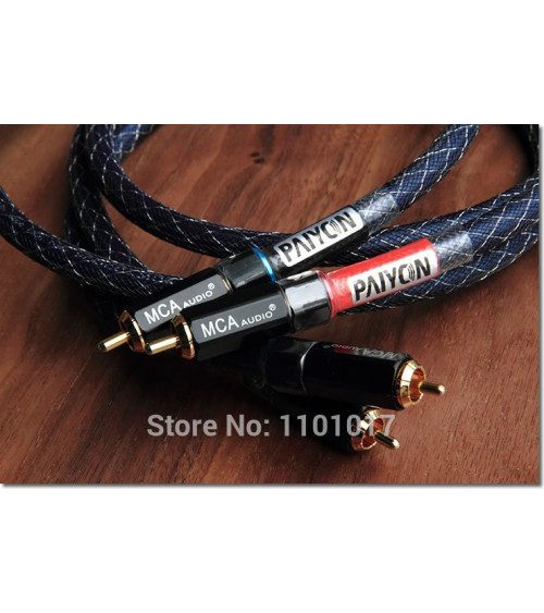 PAIYON P802 OCC MonoCrystal RCA Interconnect Cable HIFI EXQUIS Single-Crystal Copper US MCAmeet Wire
