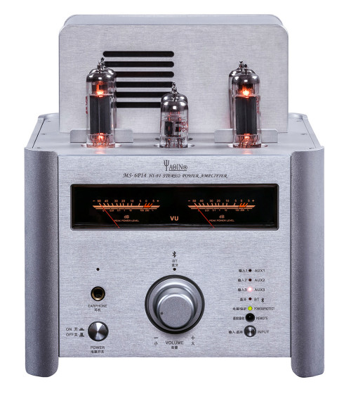 YAQIN MS-6P14 Bluetooth 5.0 Tube Amplifier HIFI EXQUIS CSR8675 12AX7 12AU7 6N14 Lamp Amp