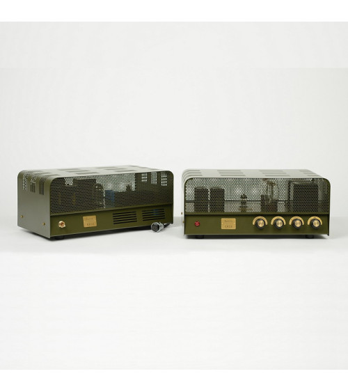 Raphaelite CR10 Tube Power Amplifier GZ34 WE420A Balanced PreAmp 5Hz-63.5KHz