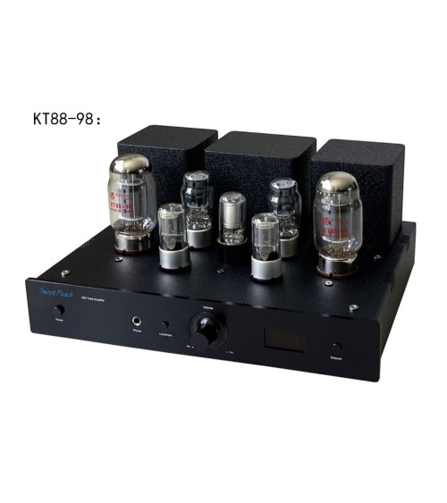 XiangSheng Sweet Peach SP-KT88PRO Tube Amplifier HIFI EXQUIS Signal-Ended KT88 EL34 6550 Triode Lamp Bluetooth Amp SPKT88-PRO